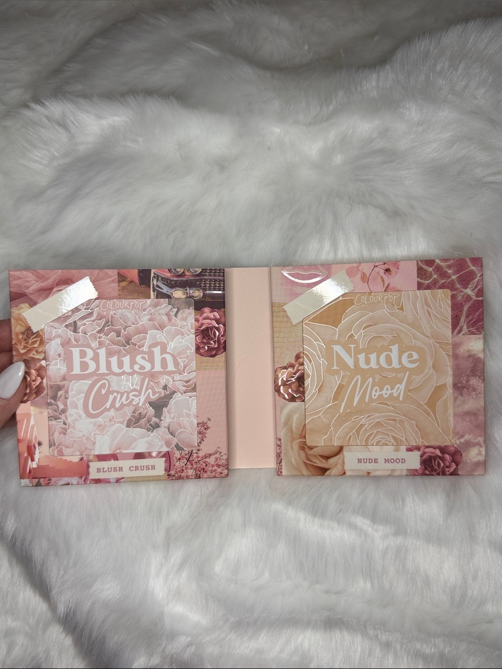 ColourPop Blushing Nude Eyeshadow Palette Duo | Blush Crush + Nude Mood | 18